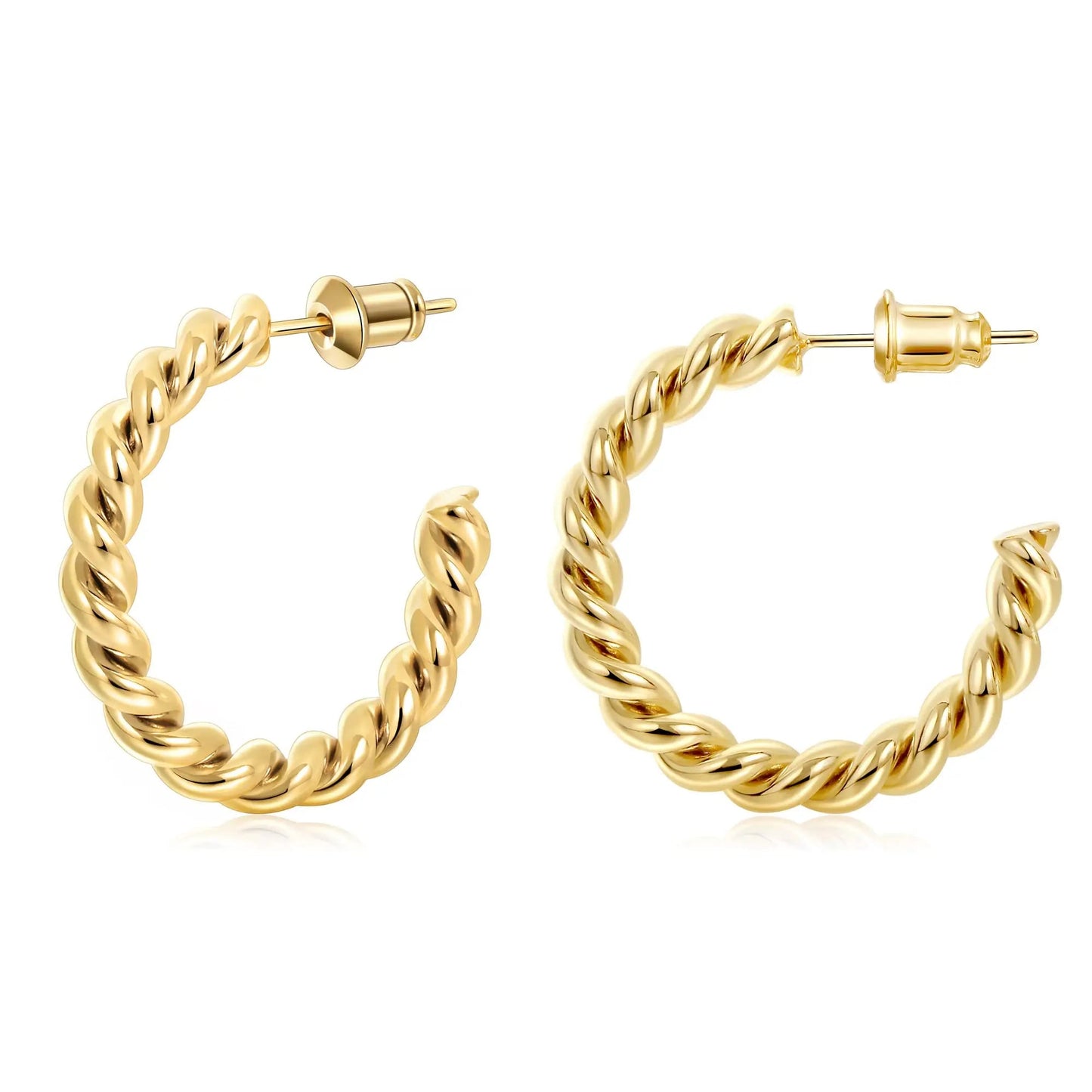 Croissant Hoop Earrings
