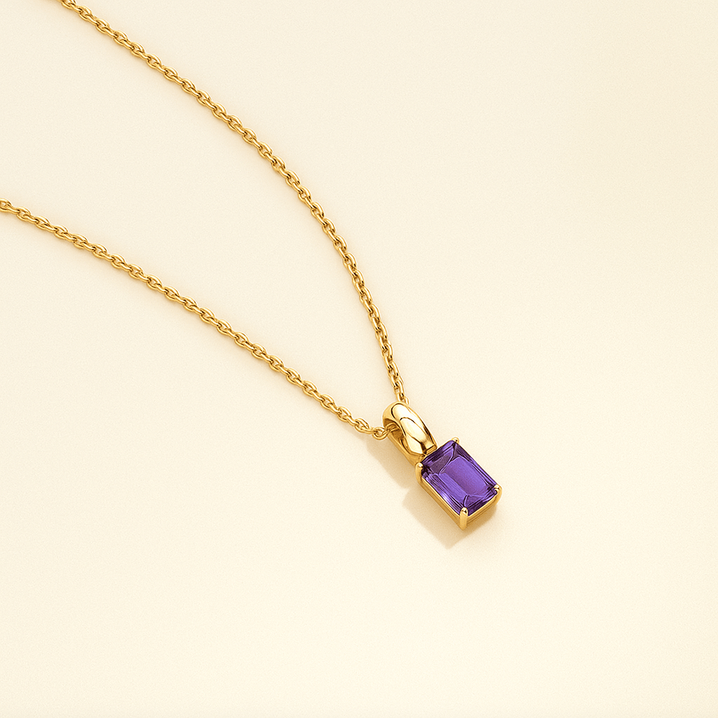 Delicate Birthstone Pendant