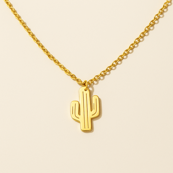 Desert Cactus Pendant