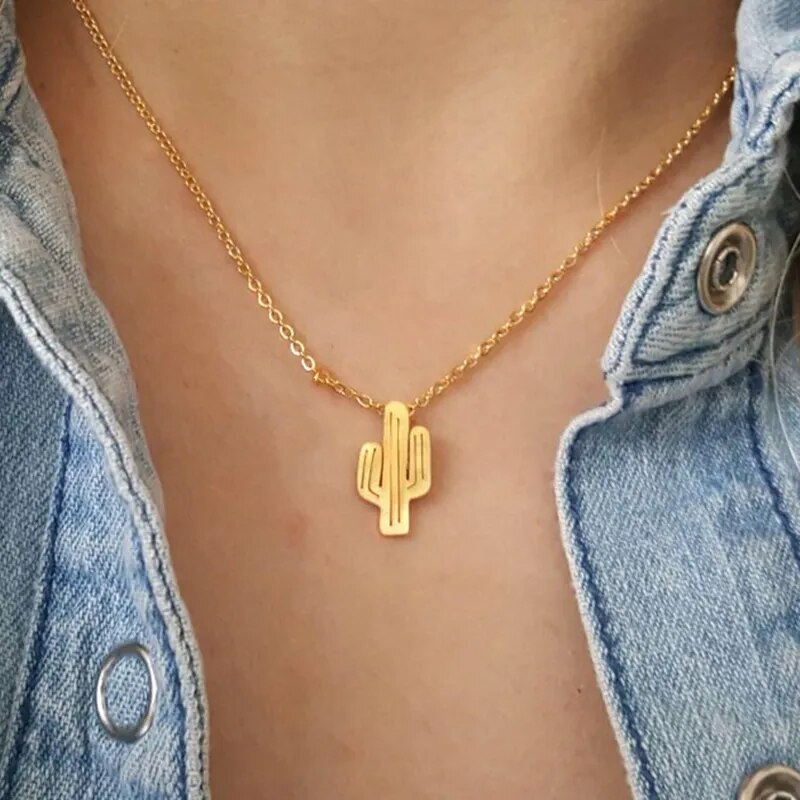 Desert Cactus Pendant
