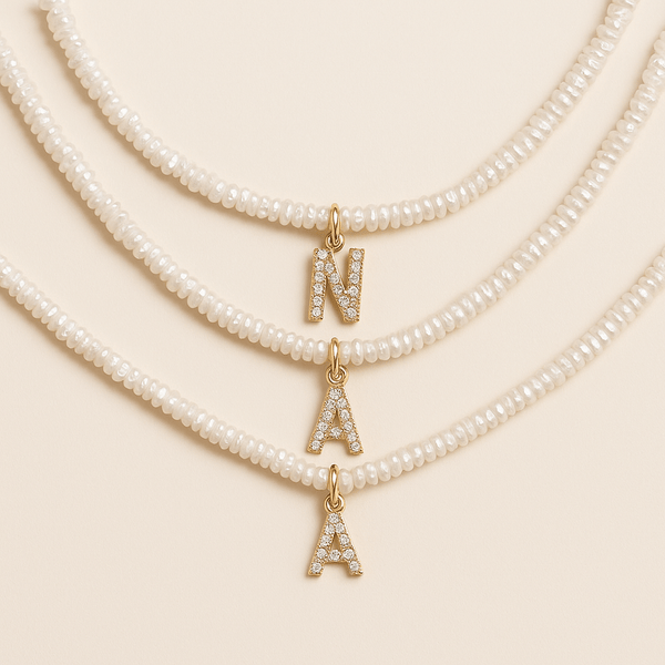 Pearl Monogram Choker