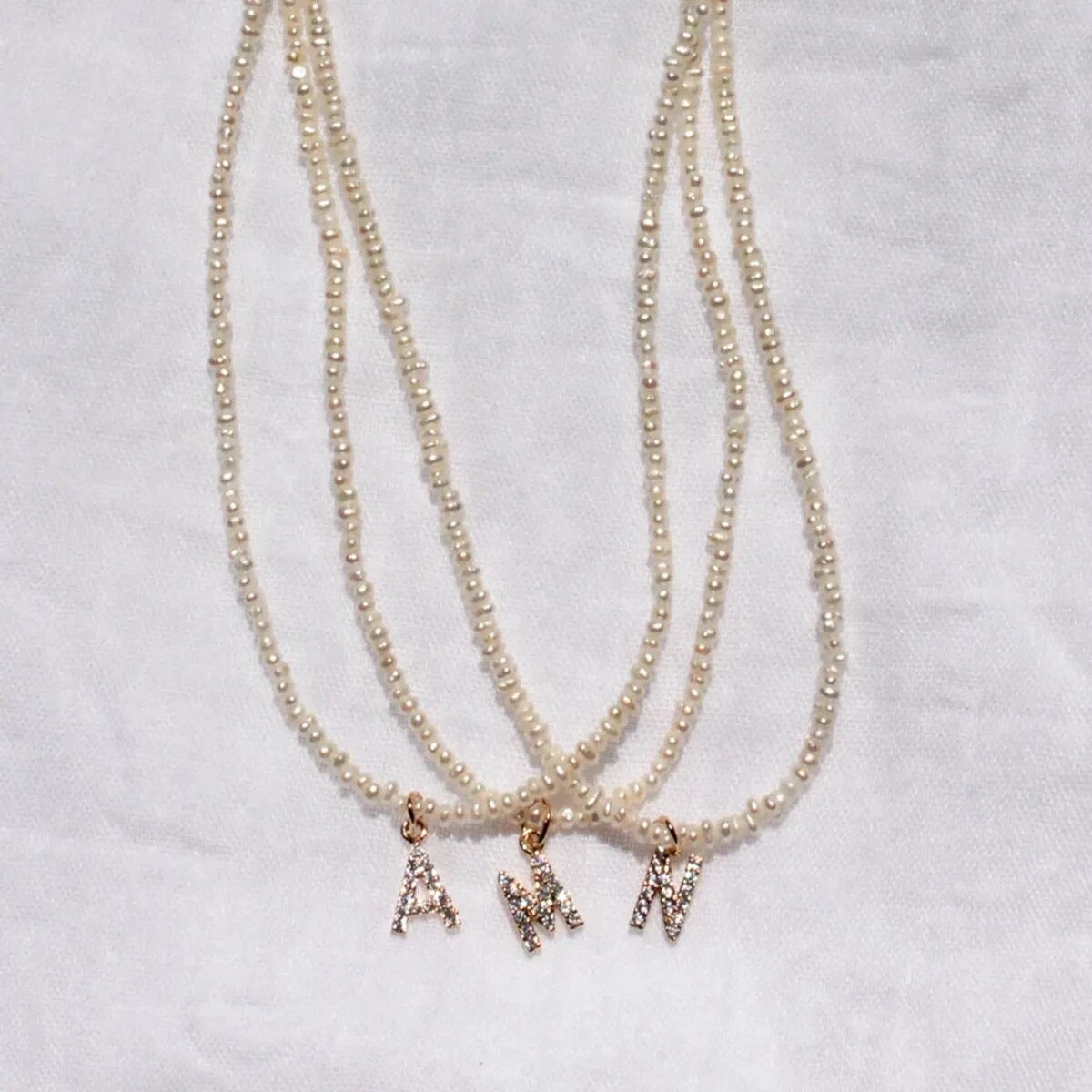 Pearl Monogram Choker