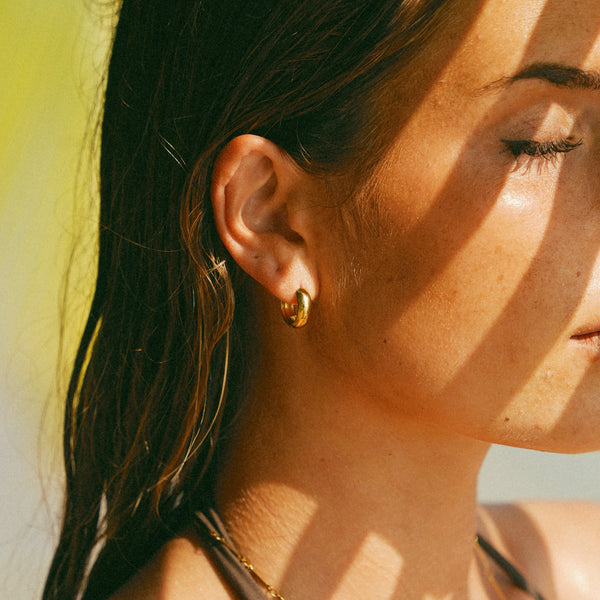 Petite Drop Hoops