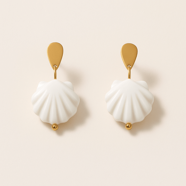 Shell Wave Earrings