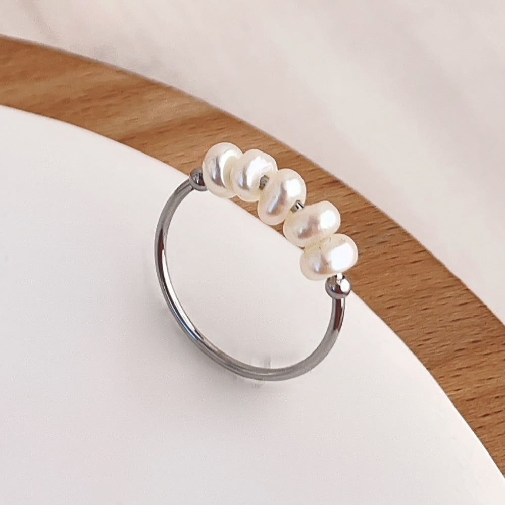 Siren Mini Pearl Ring