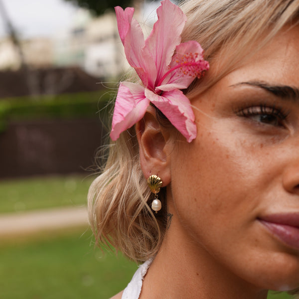Sunrise Shell Earrings