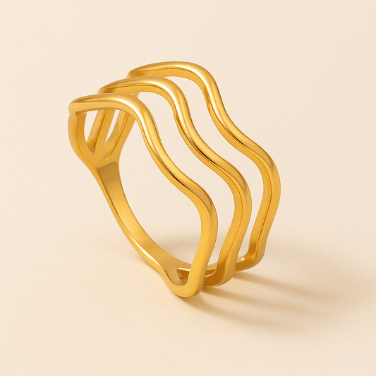 Triple Wave Ring