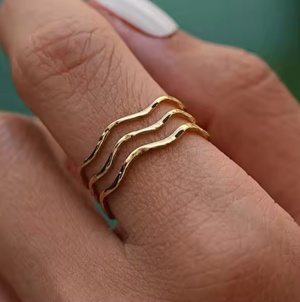 Triple Wave Ring