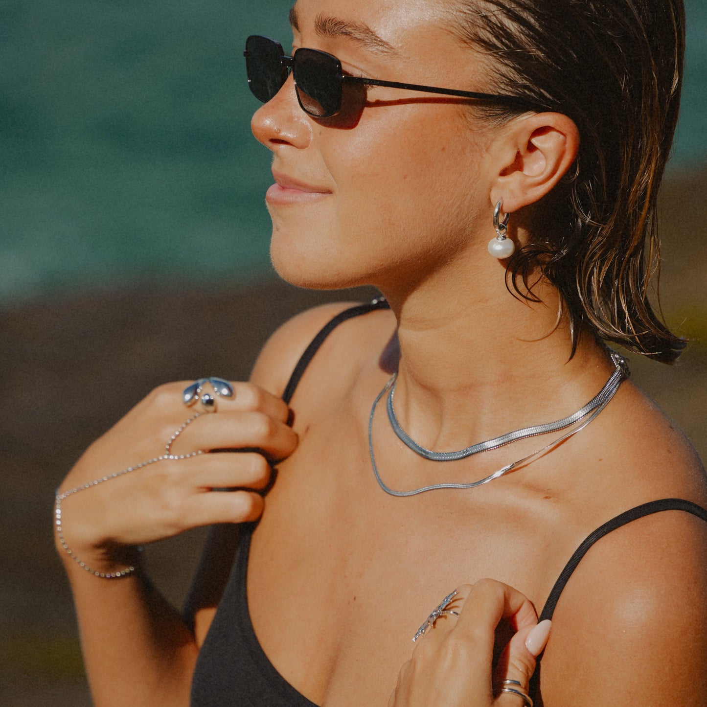 Vienna Chevron Necklace